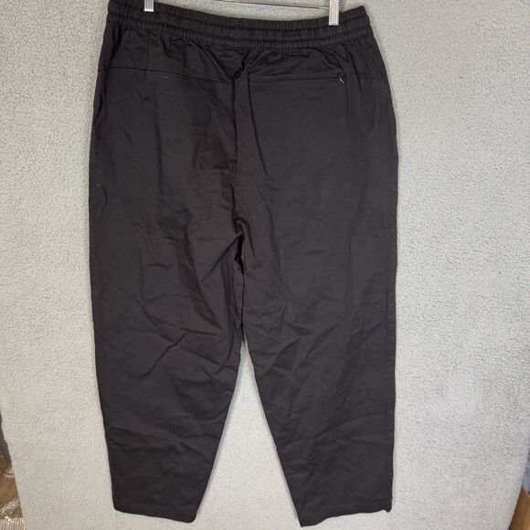 Puma‎ Pants Mens XL Black Classics Woven Casual Elastic Waist Pull On NWT - Picture 8 of 10